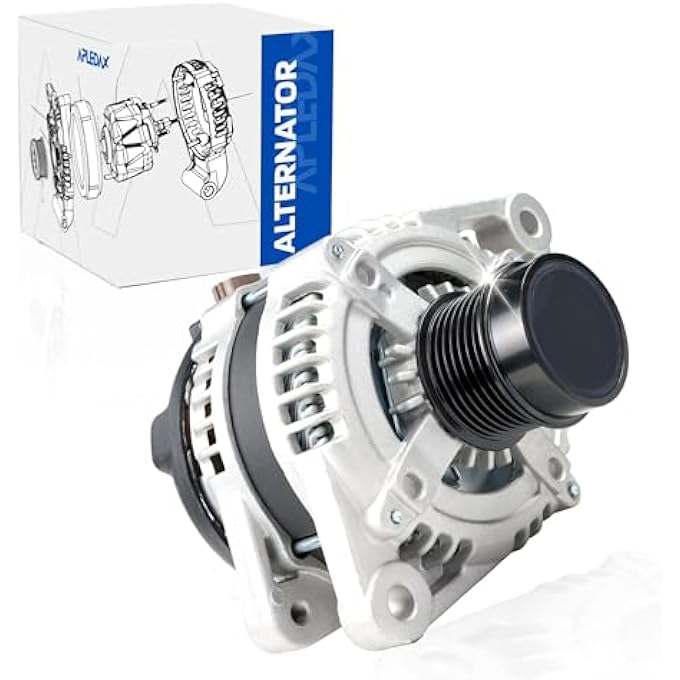 APLEDAX High Output Alternator For/Toyota Highlander 2008-2016 RAV4 Sienna Venza For/Lexus ES350 RX350 V6 3.5L 150Amp 12V CW 7-Groove Pulley 27060-0P240 - Image 1