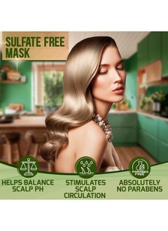 Pure Nature Lux Spa Tea Tree Oil Hair Mask - Conditioner and Deep Moisturizer Treatment for Dry Damaged Hair - With Hydrating Protein for Advanced Repair - Soothing for Itchy Scalps and Dandruff  - Image 3