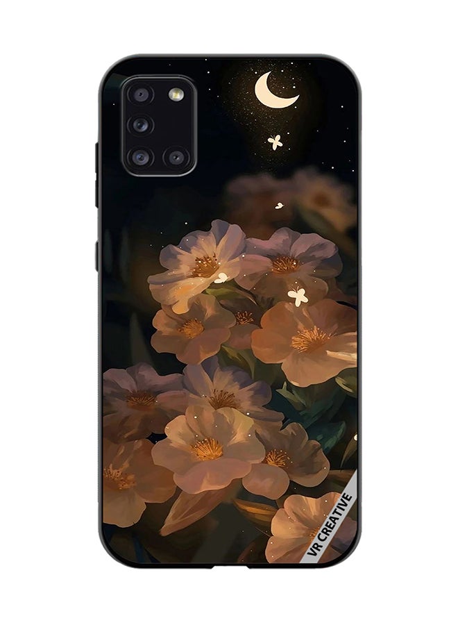 VR CREATIVE Protective Case Cover For Samsung Galaxy A31 Flower With Butterfly Design Multicolour - Image 1