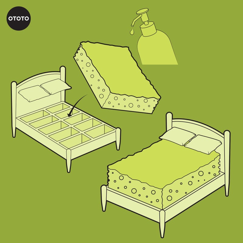 OTOTO Cute Sponge Holder for Kitchen Sink - - Dishwasher Safe Dish Sponge Organizer- Compact  Sink Organizer  Kitchen Sink Accessories  Kitchen Sink Organizer  Sink Sponge Holder  Dish Sponge Holder - Image 5