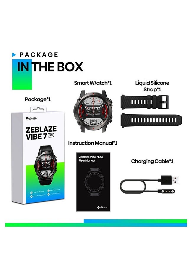 Zeblaze - Smart Watch 280mAh Smart Watches for Men Smartwatch Bluetooth Make/Answer Calls Fitness Modes and Sleep Modes Multi-app Message Reminder Multi Language - Image 1