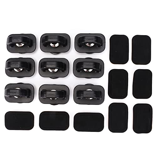 WOWAUTO DZ97903 Truck Bed Side Wall Tie Down Anchors, Bed Cargo Hooks for 2007-2023 Chevy Silverado 1500 2500 3500 Chevy Colorado IGMC Sierra 1500 2500 3500 I GMC Canyon 4PCS - Image 1
