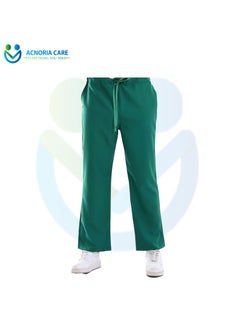 ACNORIA CARE Men's Medical Scrubs Consisting Of Two Pieces Top And Pants 25% Viscose 75% Polyester Green Color - Size M - From Acnoria Care  - Image 3