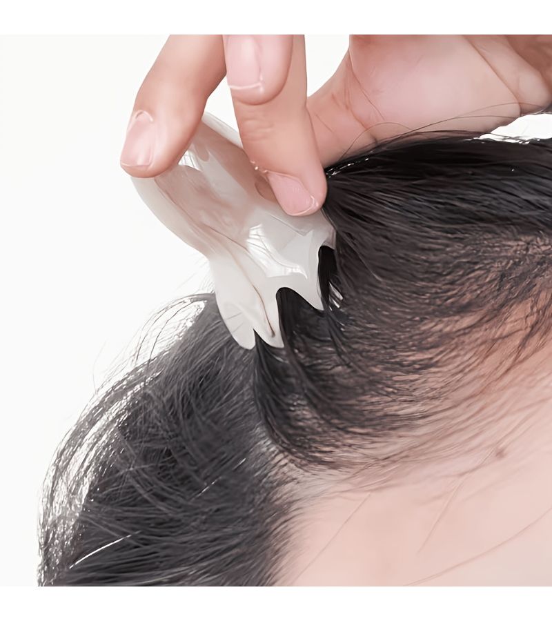 1 Set Facial Massage Board And Scalp Massager Octopus Scalp Massager Heart Shaped Gua Sha Facial Tool Smooth Gua Sha Board Massage Tool For Couples Facial Body Gua Sha Relaxation Care Valentine Day Mother Day 520 - Image 1