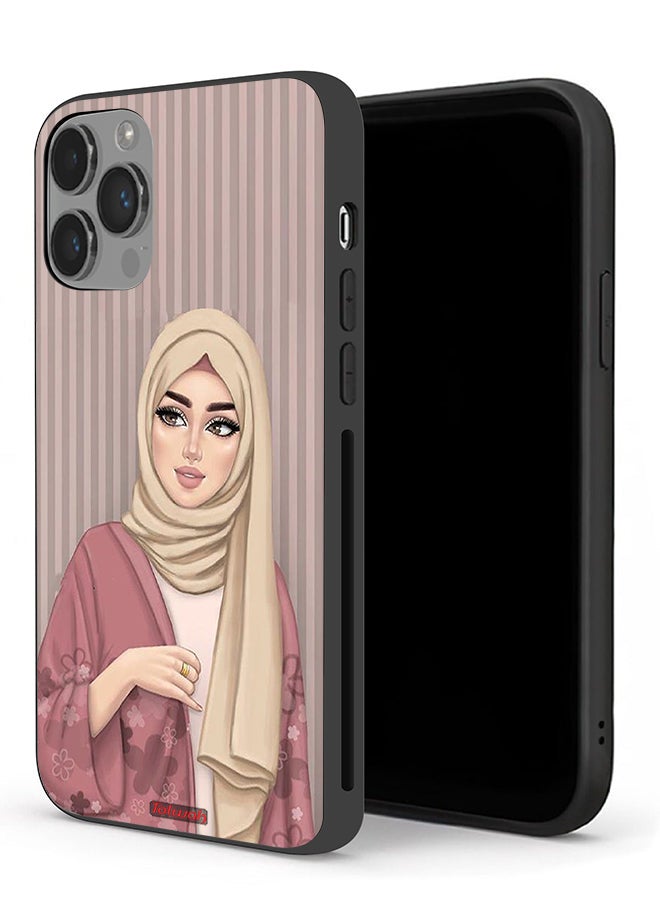 Tolwak Apple iPhone 14 Pro Max Protective Case Hijab Girl Art - Image 1