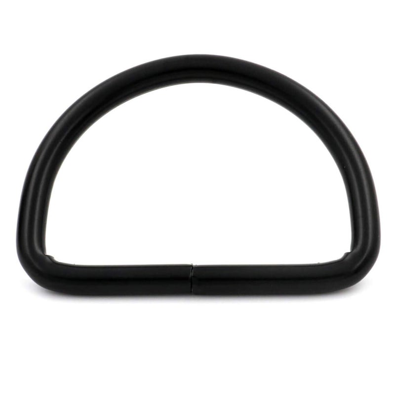 BIKICOCO Metal D-Rings Buckle, 2 Inch Non-Welded for Webbing Sewing DIY - Black - Pack of 10 - Image 4