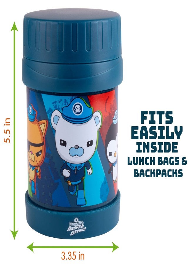 SCS Direct Octonauts Above & Beyond Stainless Steel 13 oz Food Jar for Kids, Blue- Vacuum Double Wall Insulated, Leak-Proof Jar - Keeps Liquids & Food Hot or Cold for Hours - Fits Inside All Lunch Boxes & Bags - Image 5
