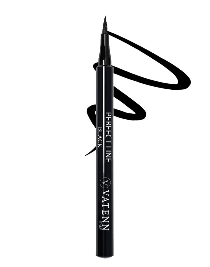 VATENN ITALY Perfect Line 61 Black Epic Ink Liquid Eyeliner, Long-Lasting, Waterproof - Image 1