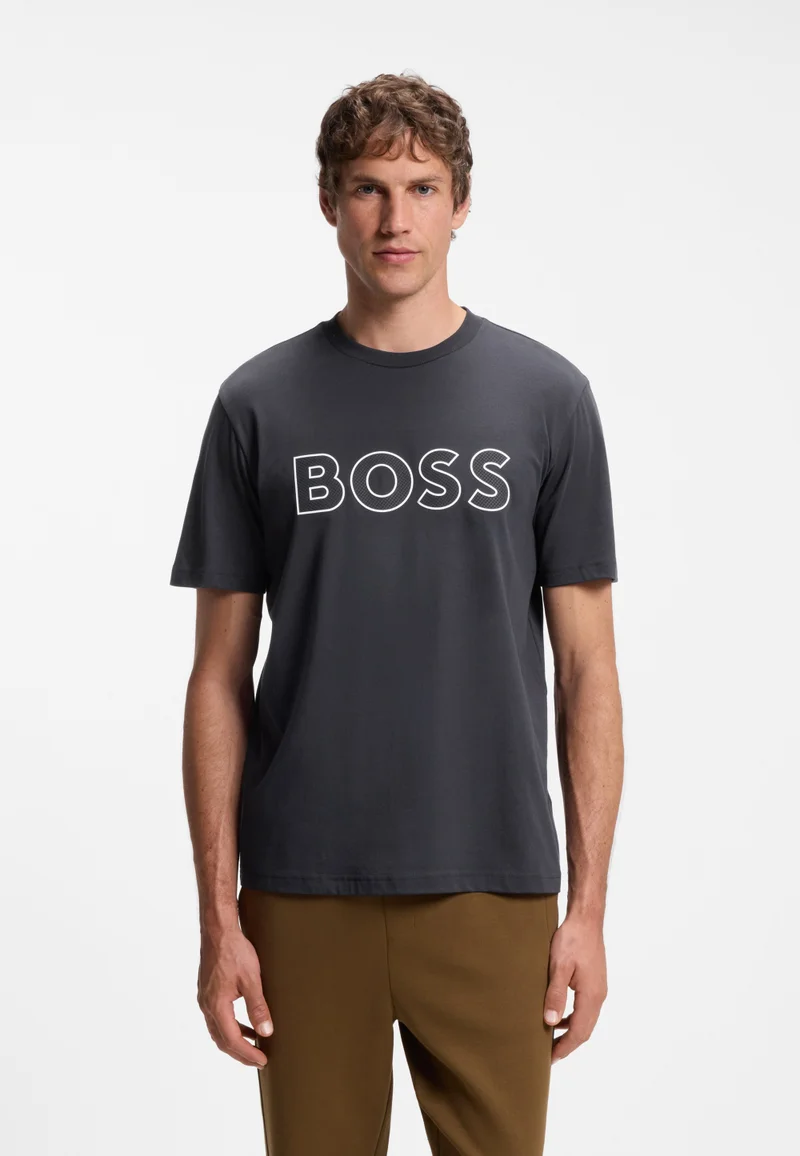 BOSS Cotton T-shirt with logo