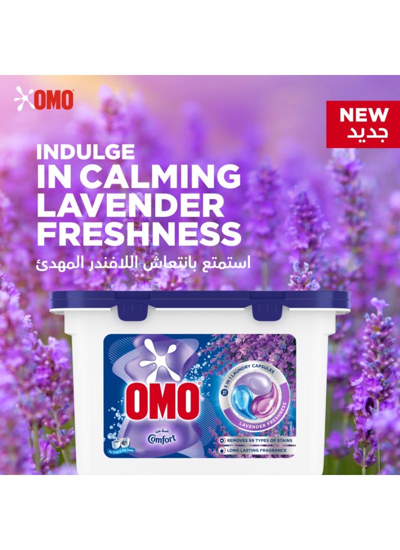Omo 3-In-1 Laundry Capsules Lavender Freshness - Image 3