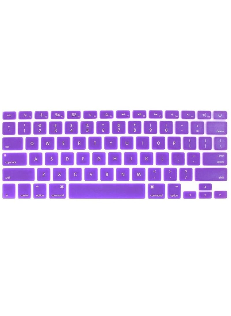 Ntech غطاء لوحة مفاتيح سيليكون للغة الإنجليزية Ntech لجهاز MacBook Pro 13/15/17 بوصة A1466 A1369 A1278/A1425/A1502/A1286/A1398 تخطيط أمريكي - Image 1