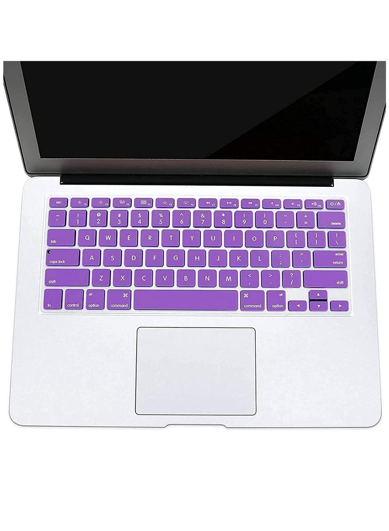 Ntech غطاء لوحة مفاتيح سيليكون للغة الإنجليزية Ntech لجهاز MacBook Pro 13/15/17 بوصة A1466 A1369 A1278/A1425/A1502/A1286/A1398 تخطيط أمريكي - Image 2