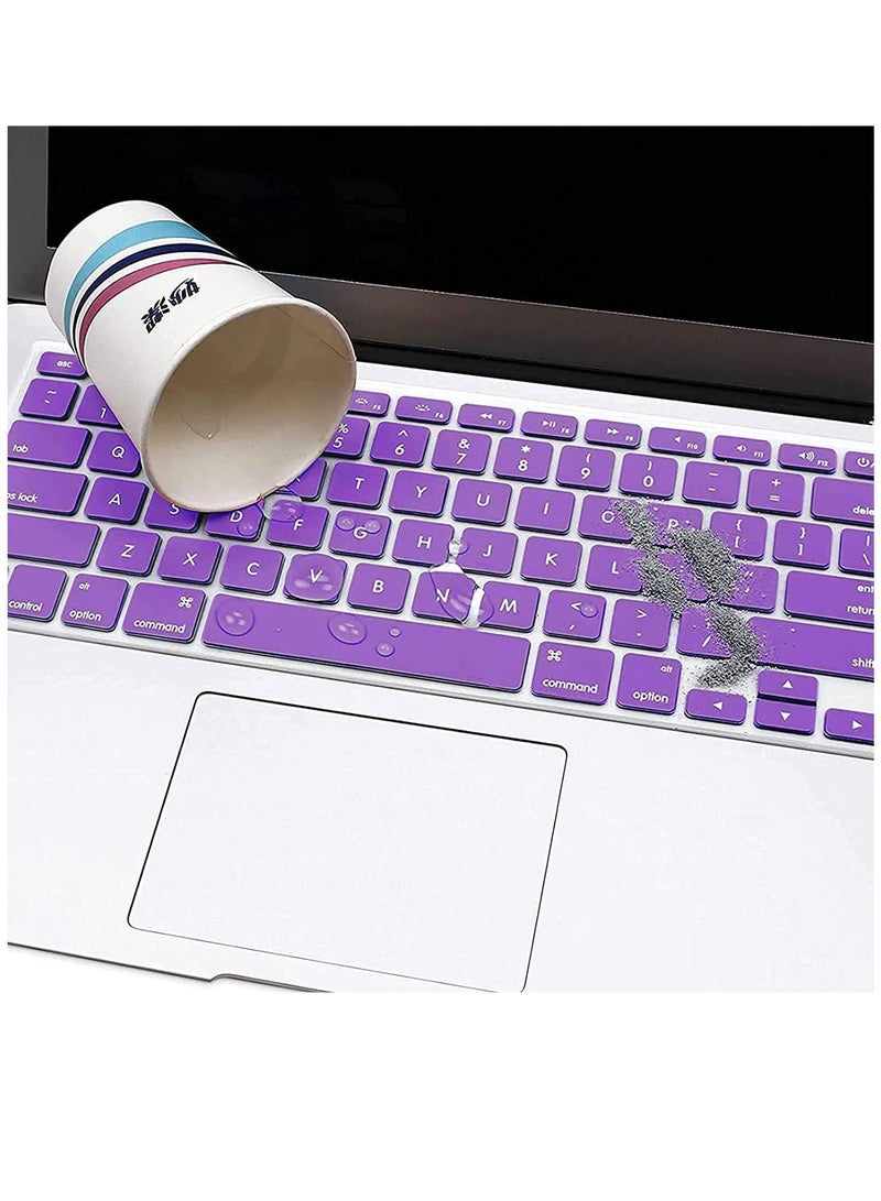 Ntech غطاء لوحة مفاتيح سيليكون للغة الإنجليزية Ntech لجهاز MacBook Pro 13/15/17 بوصة A1466 A1369 A1278/A1425/A1502/A1286/A1398 تخطيط أمريكي - Image 3
