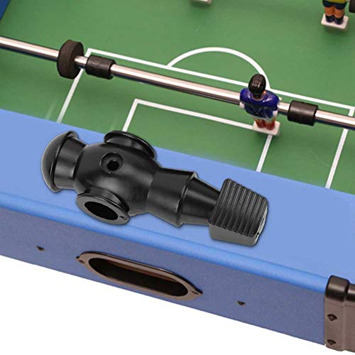 ZERONE 2Pcs Foosball Replacement Players Set, Standard Size 4.1" Plastic Table Soccer Men for Foosball Table Games, Durable Black Players for Home Bar Game Room - Image 5