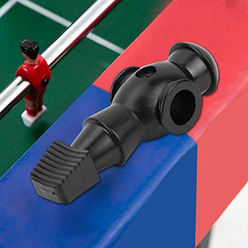 ZERONE 2Pcs Foosball Replacement Players Set, Standard Size 4.1" Plastic Table Soccer Men for Foosball Table Games, Durable Black Players for Home Bar Game Room - Image 3