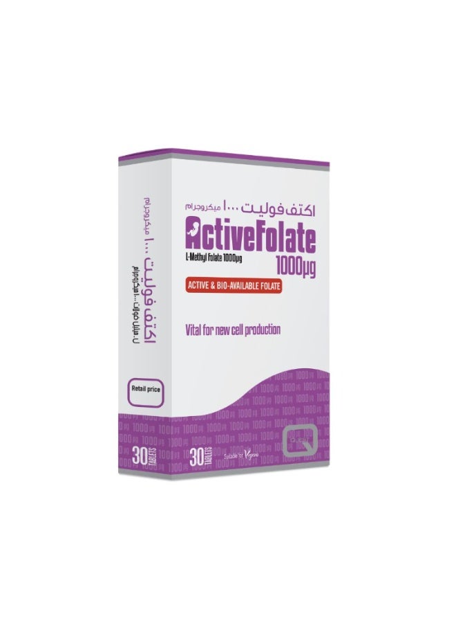 Active Folate 1000 mcg 30'S Tablets