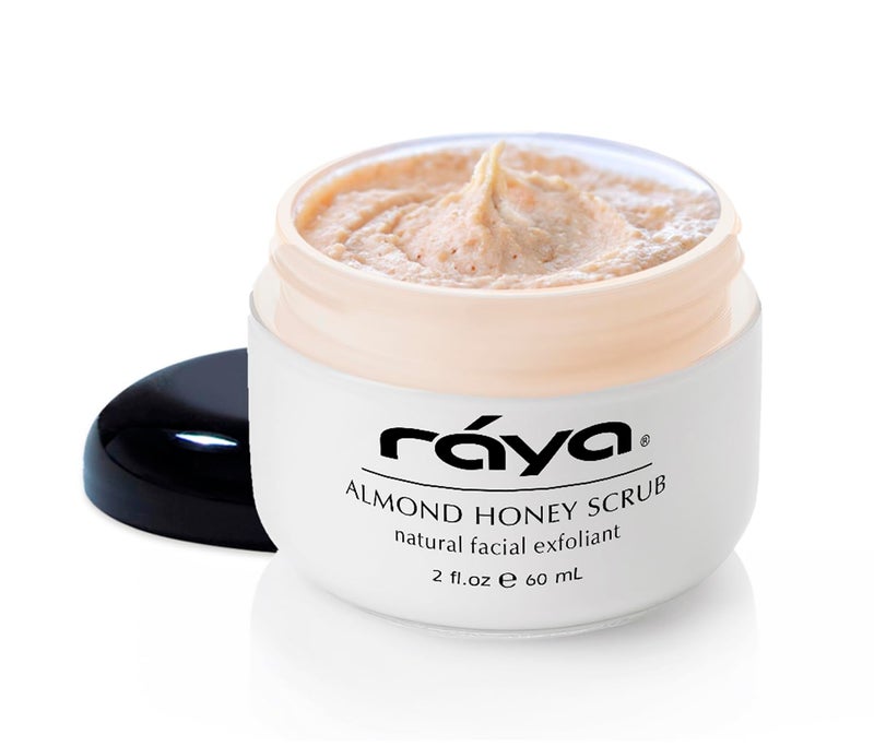 RAYA Almond Honey Facial Scrub 106  Natural Exfoliating Facial Scrub for NonBlemished Skin  Polishes Softens and Creates a Glowing Complexion