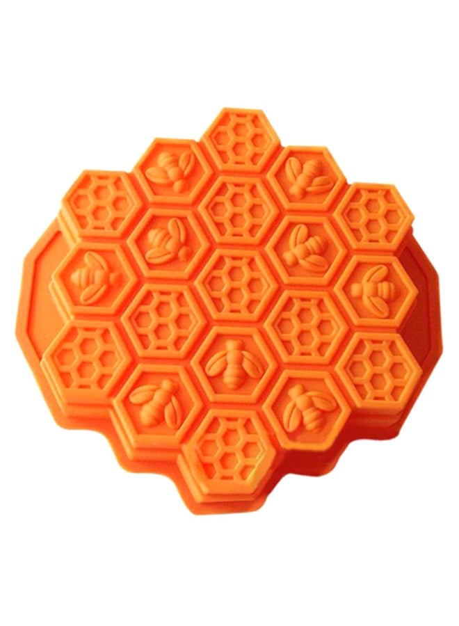 Loquat Bee Honeycomb Chocolate Cake Baking Mould Orange - Image 2