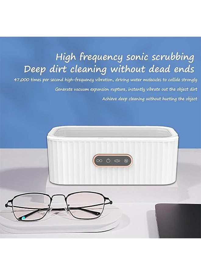 Arabest Professional Ultrasonic Cleaner Sonic Jewelry Cleaner 400ML, 45kHz Glasses Cleaner Machine for Jewelry Eyeglass Watches Dentures - Image 3