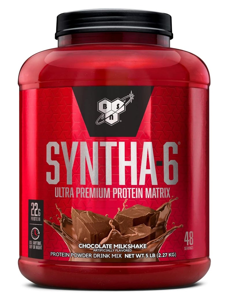 BSN Syntha-6 Ultra Premium Protein Matrix Chocolate Milkshake 2.27kg (5lb) | 22g Protein Per Serving | 48 Servings | Multi-Source Protein Powder | Made in USA - Image 1