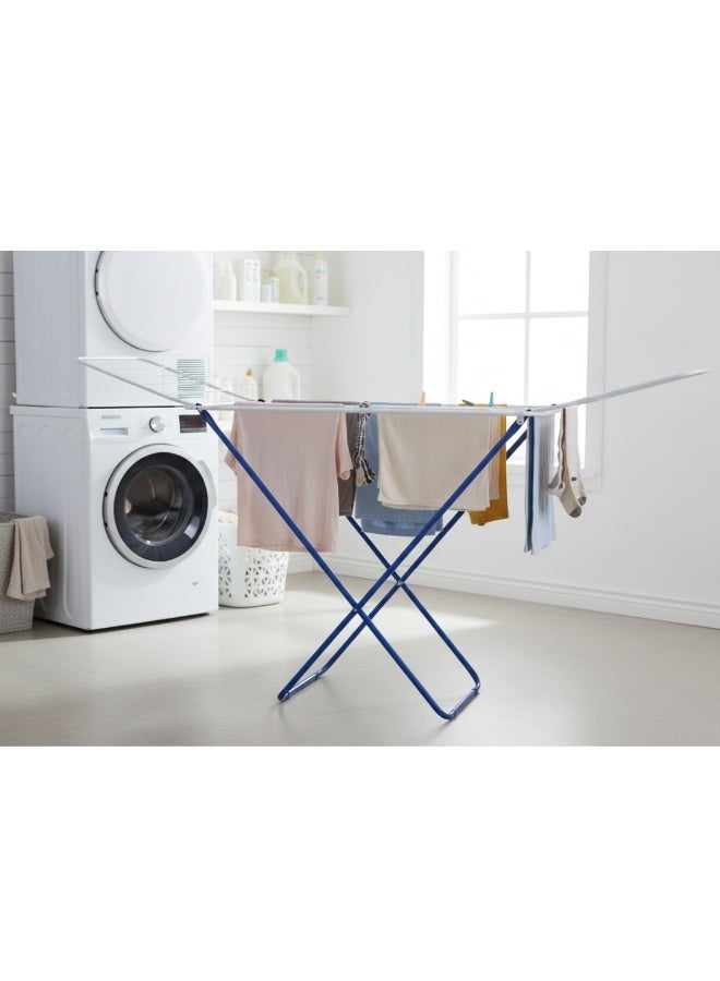 Clean and Care Clean & Care 18M Winged Clothes Drying Rack – Eco Series Foldable Laundry Airer, Lightweight & Durable Cloth Dryer Stand for Indoor/Outdoor Use (50cm x 117cm Folded) Multicolor - Image 5