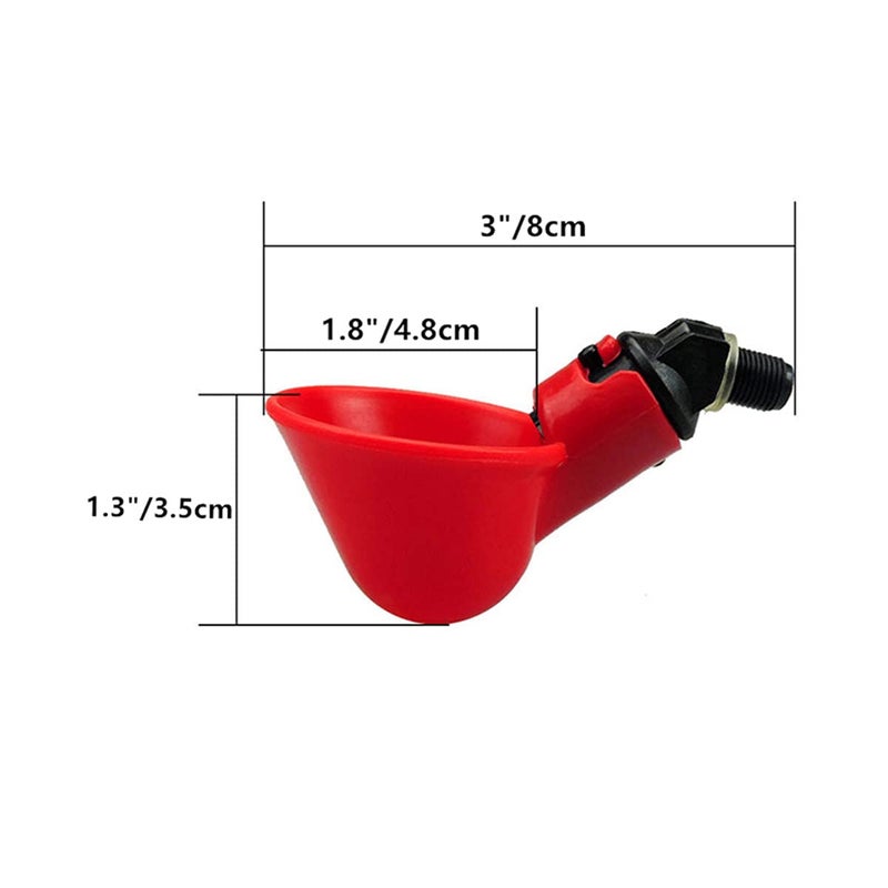 Doublewood Fully Automatic Poultry Drinking Machine Chicken Drinking Cup  Chicken Drinking Watering Cups/Poultry Drinking Machine (24) - Image 2