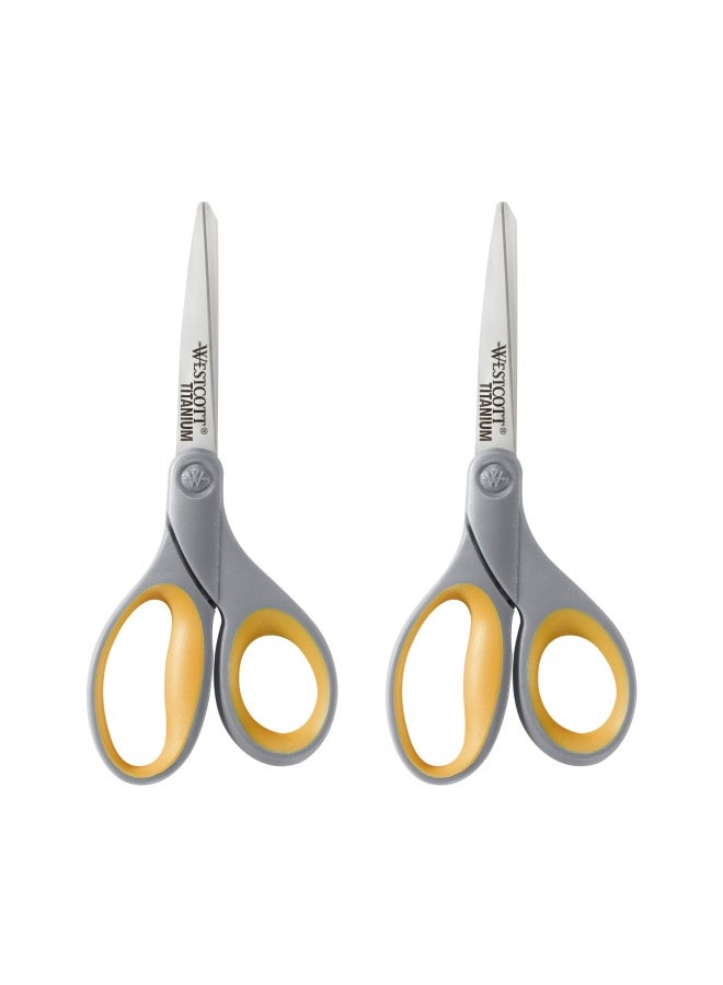 Westcott 8  Titanium Bonded Scissors - Image 1