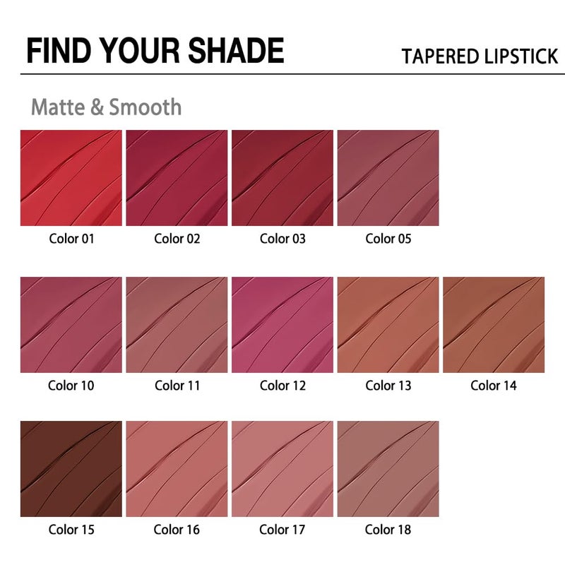 evpct Nuetral Nude Gradient Matte Lipstick Lip Liner Crayon Combo Pencil Set for Older Women Long Lasting Waterproof, Matte Brown Nude Cream Lip Liner and Lipstick Combo Makeup, Flawless Ombre Effect - Image 5