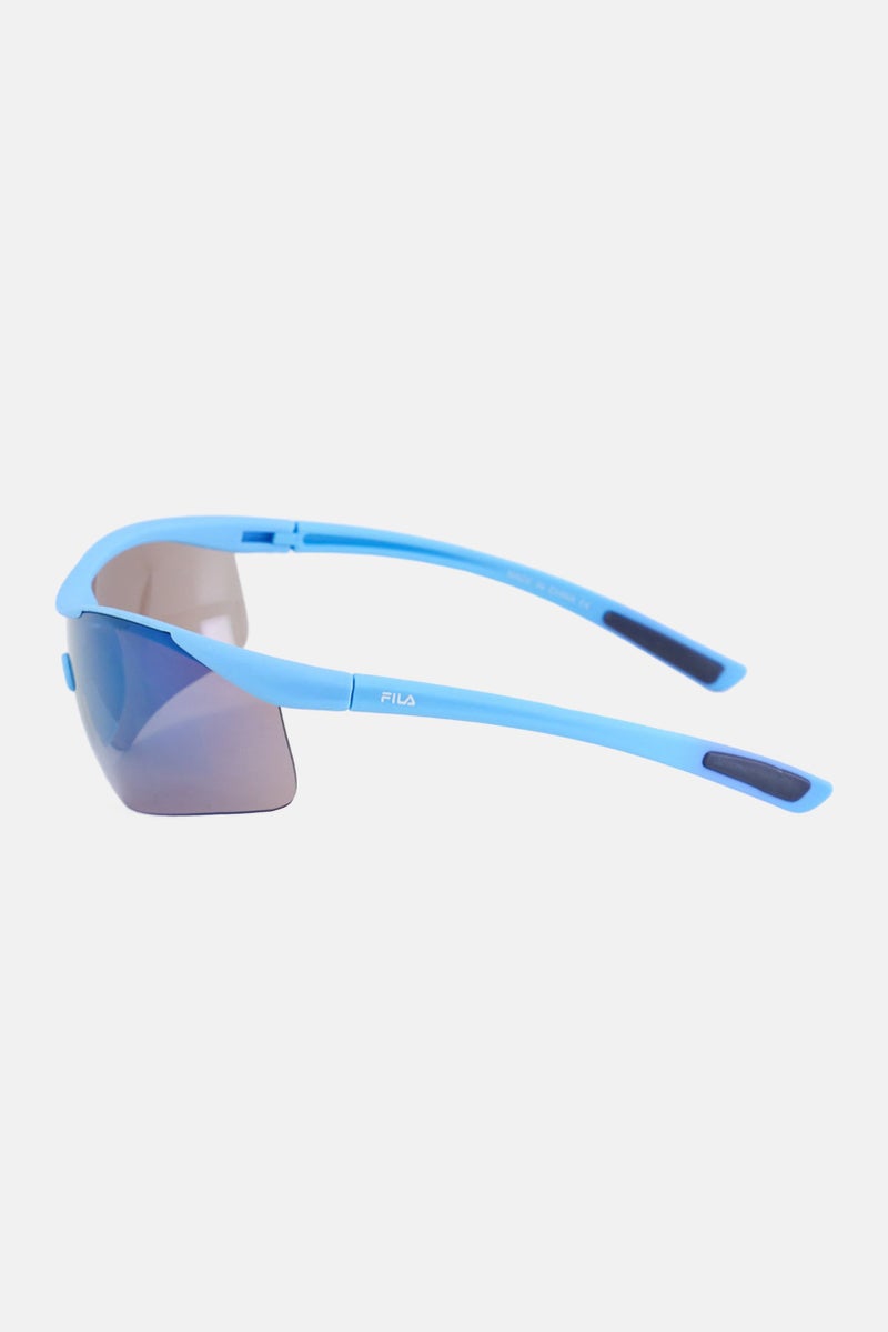 Men SF217 Rimless UV Protection Sport Sunglasses, Sky Blue