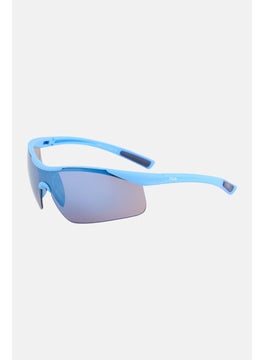 FILA Men SF217 Rimless UV Protection Sport Sunglasses, Sky Blue  - Image 3