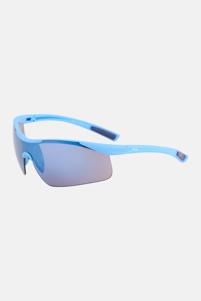 Men SF217 Rimless UV Protection Sport Sunglasses, Sky Blue