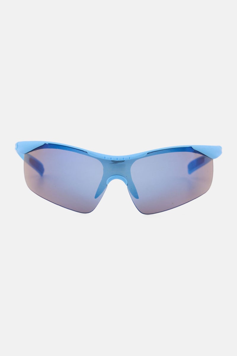 Men SF217 Rimless UV Protection Sport Sunglasses, Sky Blue