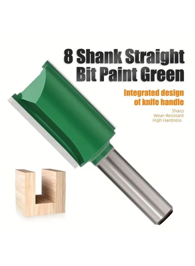 قاطعة طحن مستقيمة ذات حافتين مقاس 8 مم × 10 مم × 30 مم من سبائك صلبة ثقيلة من الفئة C3 - Image 2