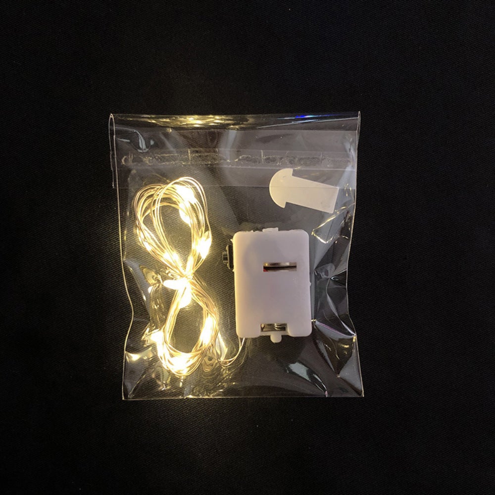 Generic Led Copper Wire String Lights Three-Speed Led Small White Box ...