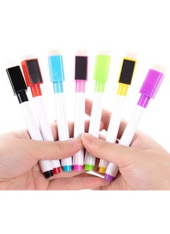 OASIS-TH 8 pcs Colour magnetic white board marker pen screen writer pen dry Wipe Markers for Kids weekly planner dry erase marker pen  - Image 4