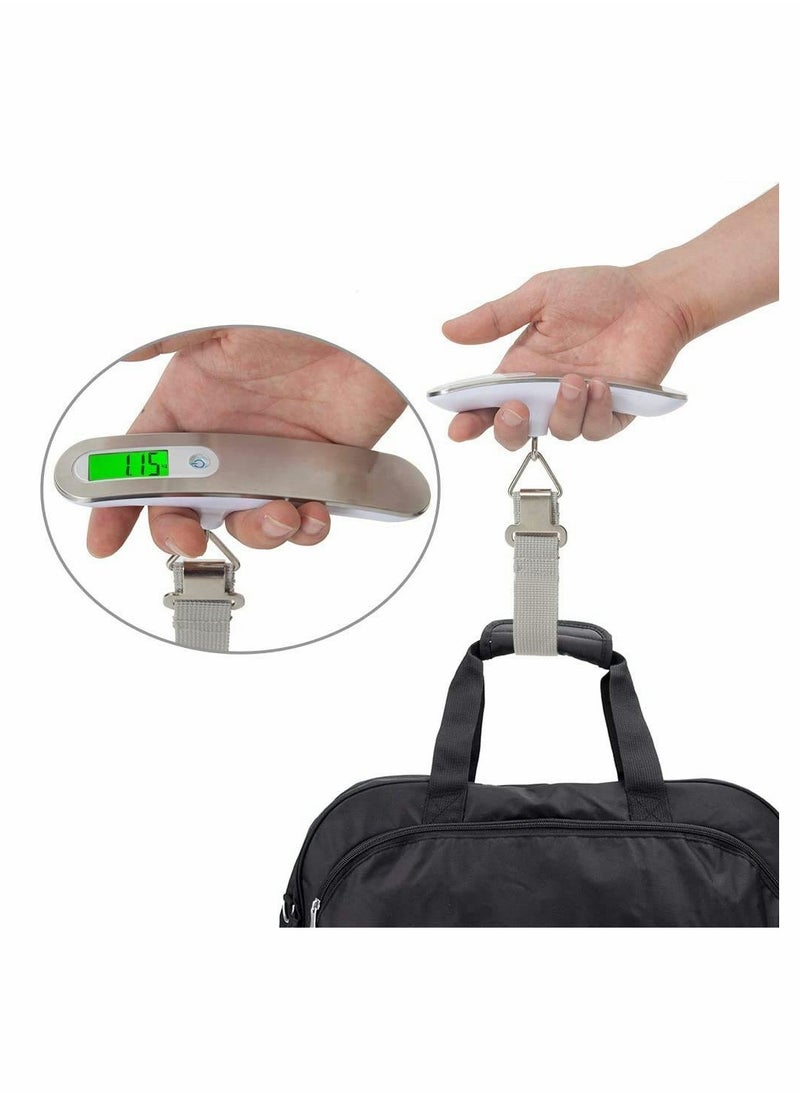 Generic - Portable Digital Luggage Scale 110 Pound Capacity with Backlit Display and Tare Function Lightweight Design for Travel - Image 1