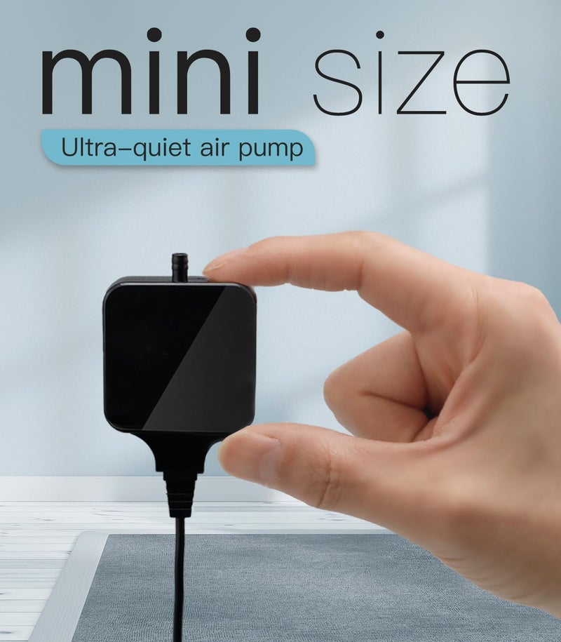 Clscea Aquarium Mini Air Aerator Pump for 1-15 Gallon Fish Tank Super Quiet 1.5 Watts - Image 4