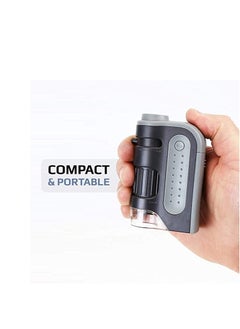 Carson Carson MicroBrite Plus 60x-120x LED Lighted Pocket Microscope with Aspheric Lens System (MM-300 or MM-300MU)  - Image 2