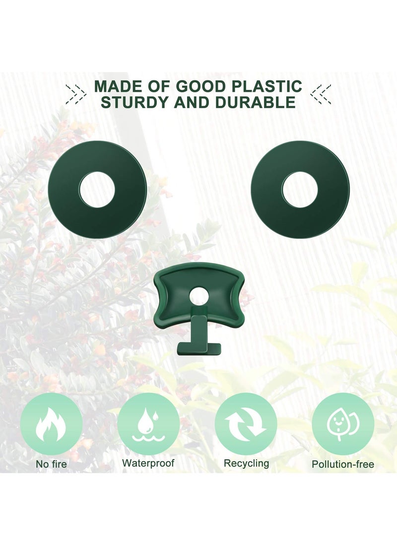 SYOSI - SYOSI 200 PCS Greenhouse Twist Clips, Plastic Greenhouse Fixing Clips, Shading Fixing Twist Clips, Greenhouse Gadgets Hanging Tool Greenhouse Accessories for Aluminium Greenhouse Extender Clips - Image 1