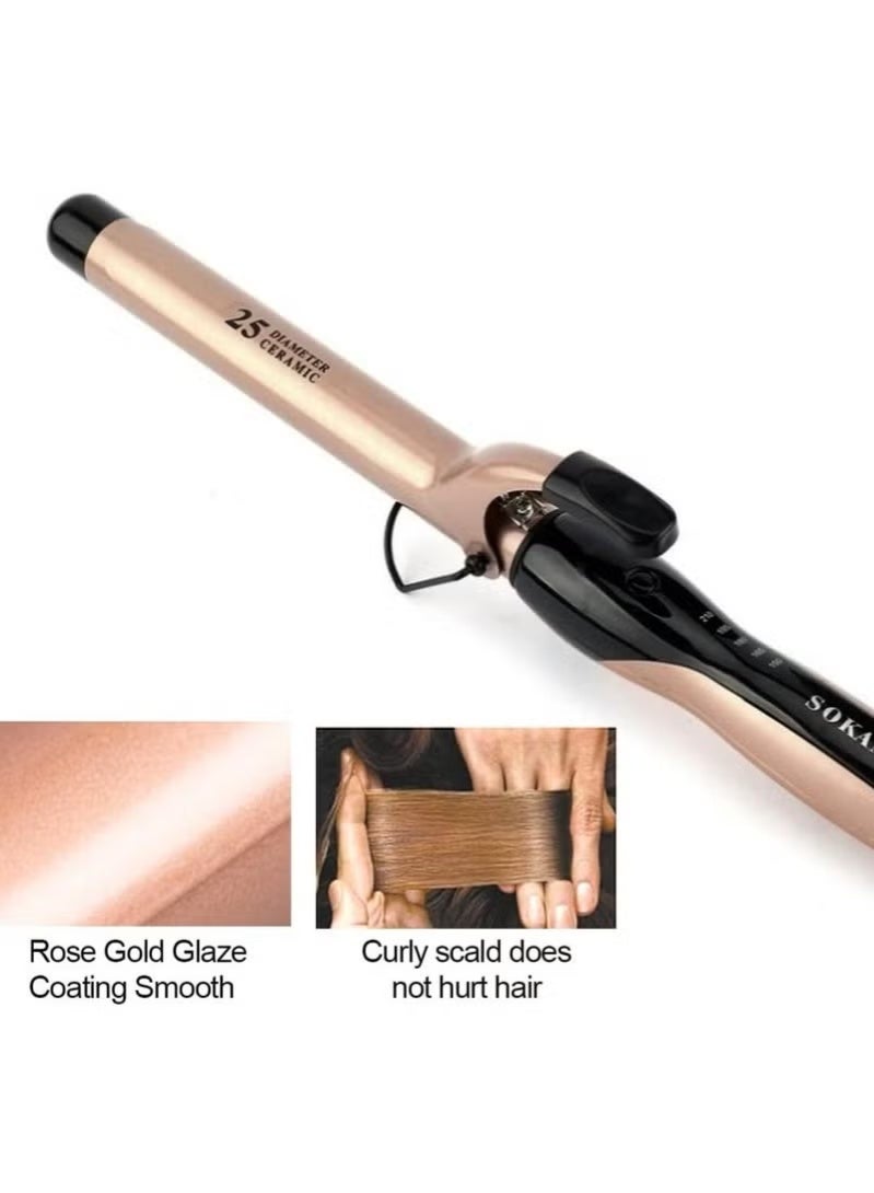 Sokani Sokany CL 666 25mm Cylinder Curling Iron, Multicolour - Image 2