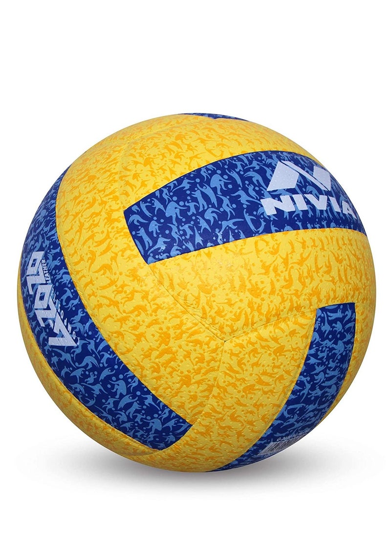 Nivia - G-2020 Volleyball | Size : 4 | Lightweight | 18 panels | For internal & external matches |  Polyurethane | Machine Stiched | Butyl bladder | High air retention | Unisex - Image 1