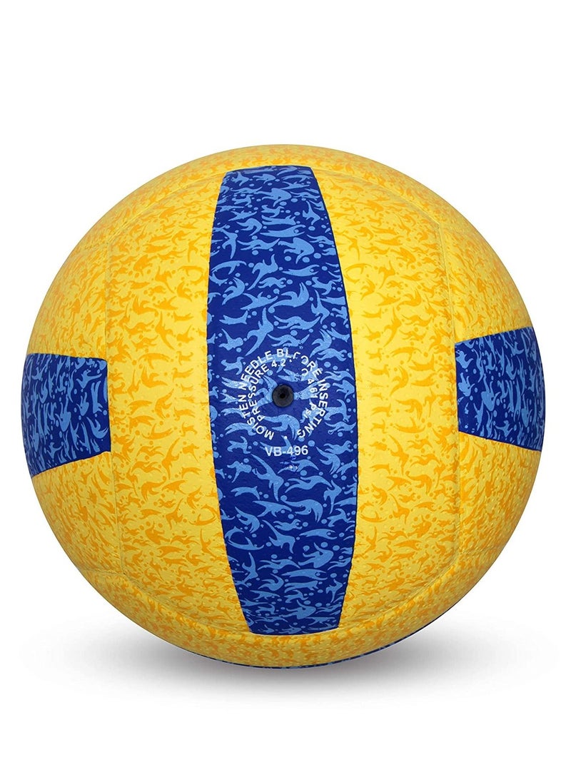 Nivia - G-2020 Volleyball | Size : 4 | Lightweight | 18 panels | For internal & external matches |  Polyurethane | Machine Stiched | Butyl bladder | High air retention | Unisex - Image 1