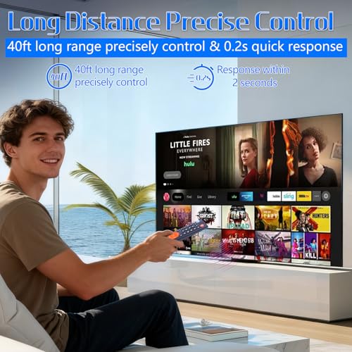 KMHGD New V3 Plus Voice Remote Control, Replacement Compatible with vSeeBox V3 Plus V3 Pro Smart Bluetooth Voice Remote Control - Image 5