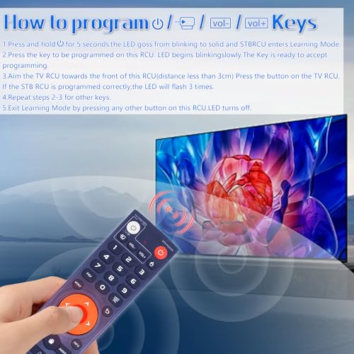 KMHGD New V3 Plus Voice Remote Control, Replacement Compatible with vSeeBox V3 Plus V3 Pro Smart Bluetooth Voice Remote Control - Image 3