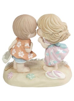 Precious Moments Precious Moments Couple on The Beach Figurine | Love is Deeper Than The Ocean Bisque Porcelain Figurine | Wedding Gift | Anniversary, Valentine's Day Gift | Hand-Painted  - Image 3