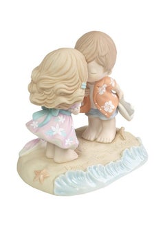 Precious Moments Precious Moments Couple on The Beach Figurine | Love is Deeper Than The Ocean Bisque Porcelain Figurine | Wedding Gift | Anniversary, Valentine's Day Gift | Hand-Painted  - Image 5