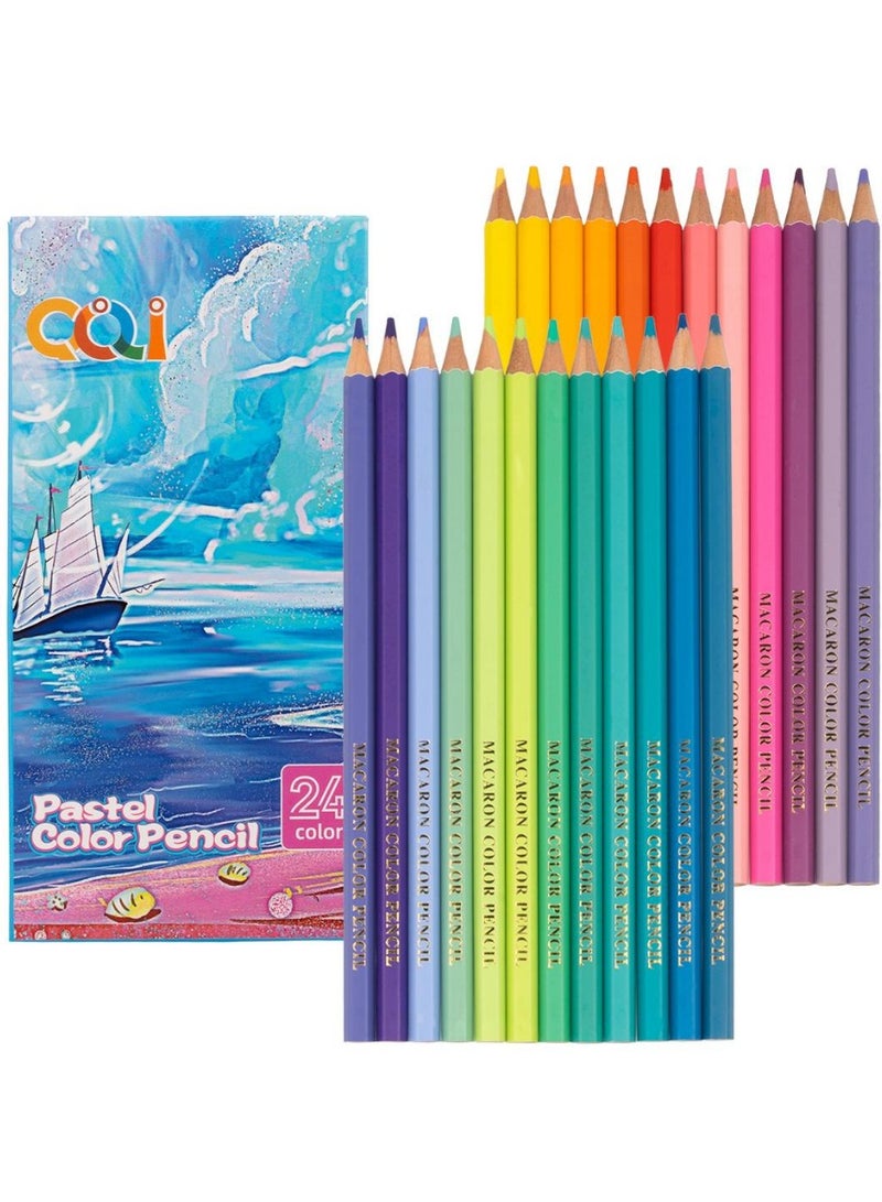 أقلام تلوين باستيل ناعمة 24 لون - Image 1