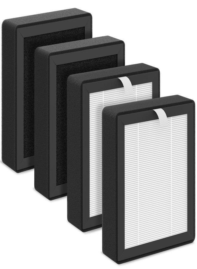 FMDZFL AP006R Replacement Filter Compatible with ROSEKM AP006R Air Purifier, True HEPA Replacement Filter, 4 Pack - Image 1