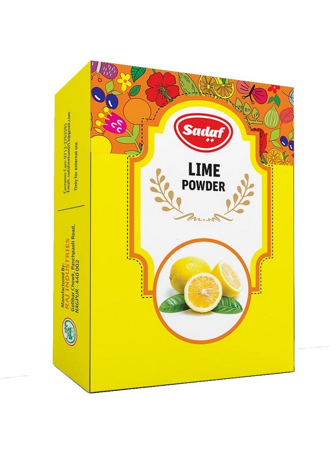 Sadaf Natural Lime Powder (Nimboo Chilka) Powder for Skin & Face Care 105G Pack of 3