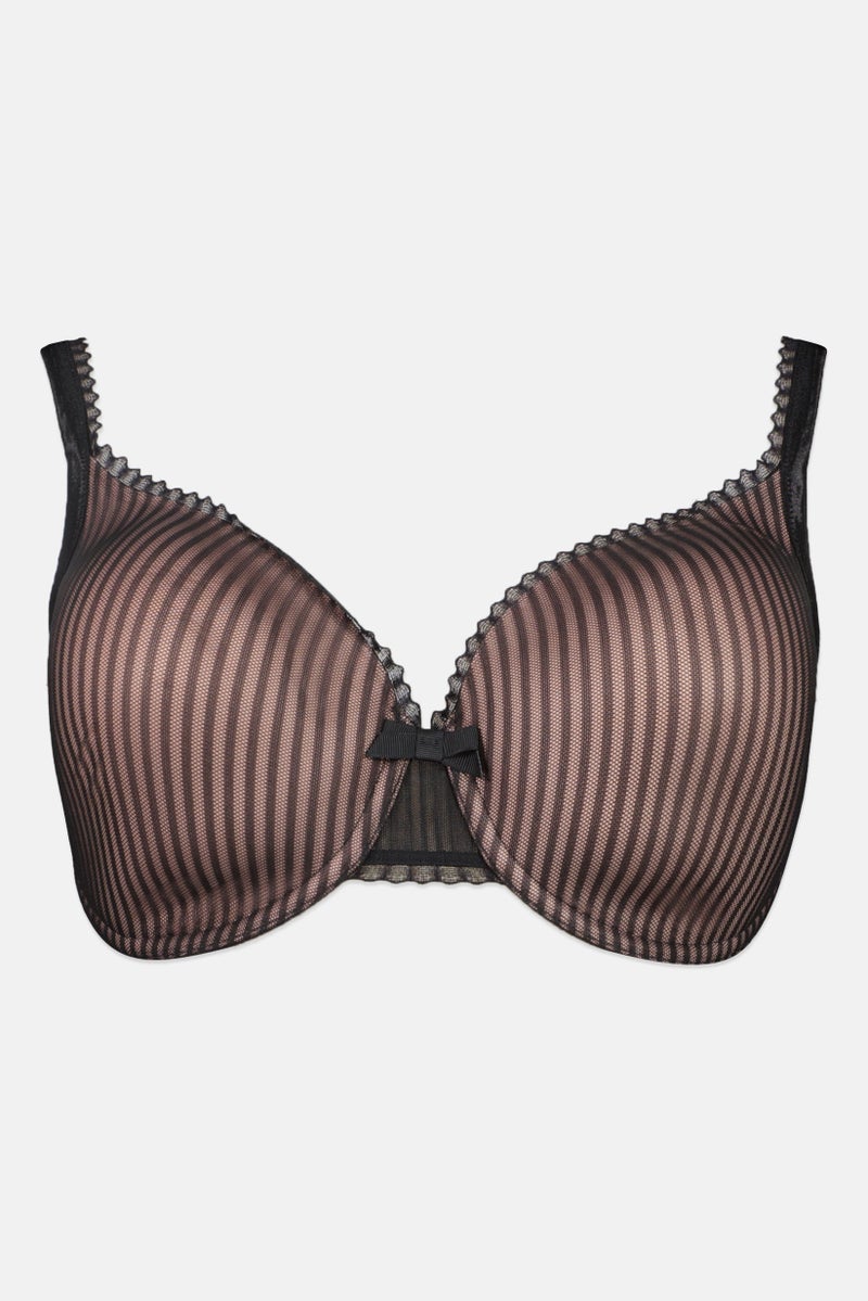 TRIUMPH سوتيان نسائي مبطن مزخرف مع سلك، متعدد الألوان - Image 1